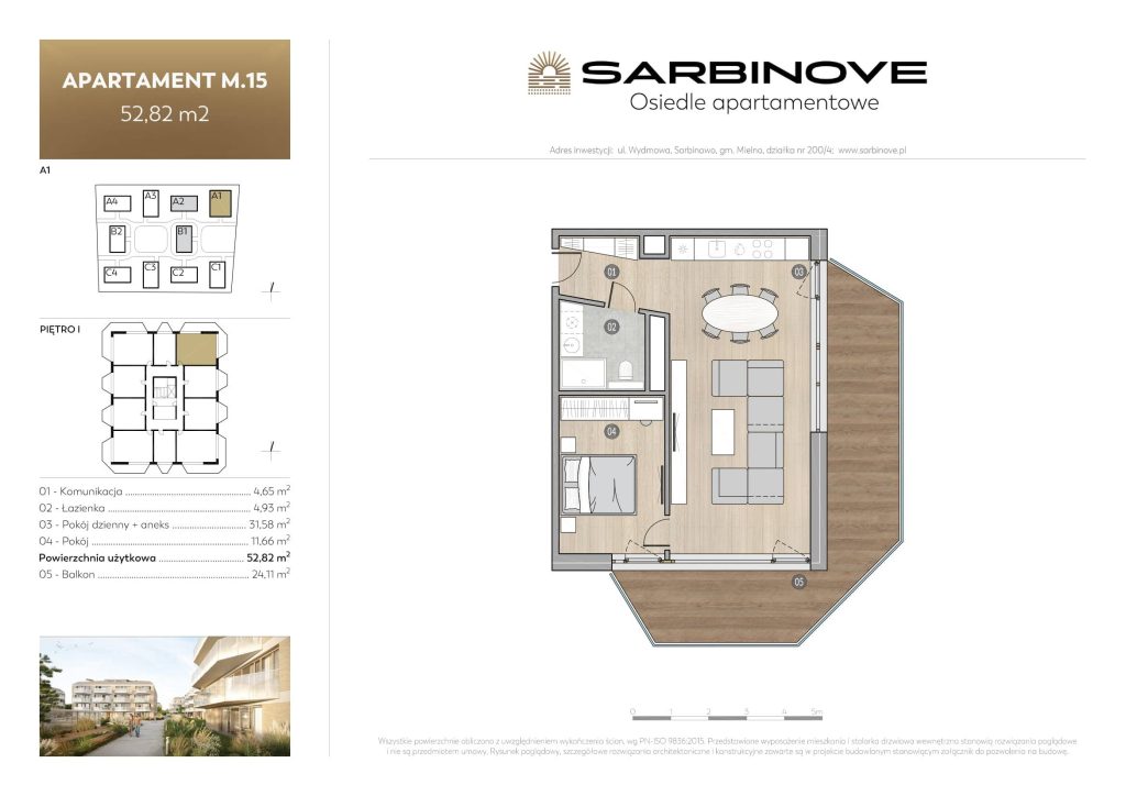 Sarbinove - prestiżowe apartamenty nad morzem